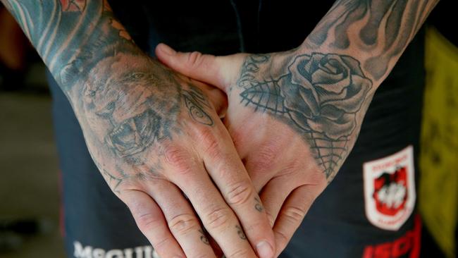 Josh Dugan concedes his tattoos are expensive but he says they tell his ...