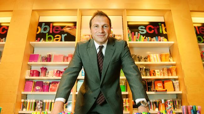 Smiggle boss John Cheston at its Chadstone store. Picture: Caremelo Bazzano