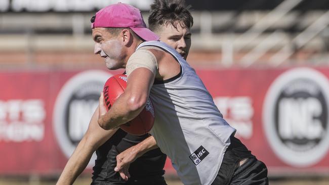 Tom Rockliff will replace injured Port Adelaide teammate Robbie Gray in AFLX. Picture: SIMON CROSS.