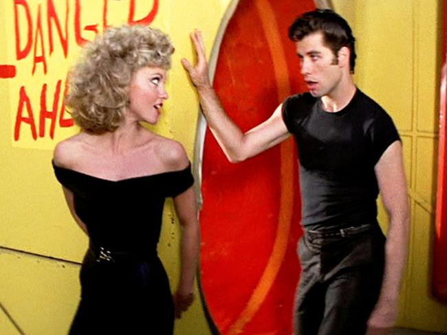 Olivia Newton-John and John Travolta in Grease. Picture: CBS via Getty Images