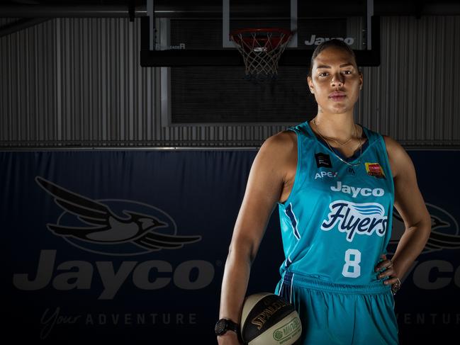 Australian basketball player Liz Cambage has signed with the Southside Flyers for her return to the WNBL in season 2020/21. Photo: Darrian Traynor/Getty Images.