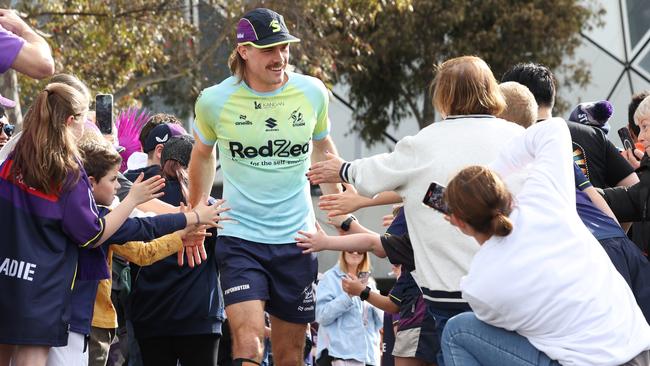 Ryan Papenhuyzen is a favourite with teammates and fans. Picture: Daniel Pockett/Getty Images