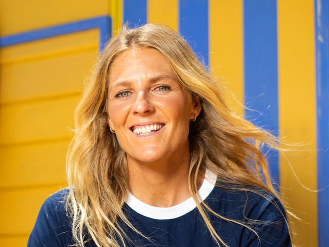 MELBOURNE, NOVEMBER 29, 2024: Eight-time world champion surfer Stephanie Gilmore pictured at Brighton Beach. Picture: Mark Stewart