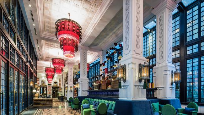 Lobby, Hotel de la Coupole, Sapa, Vietnam.