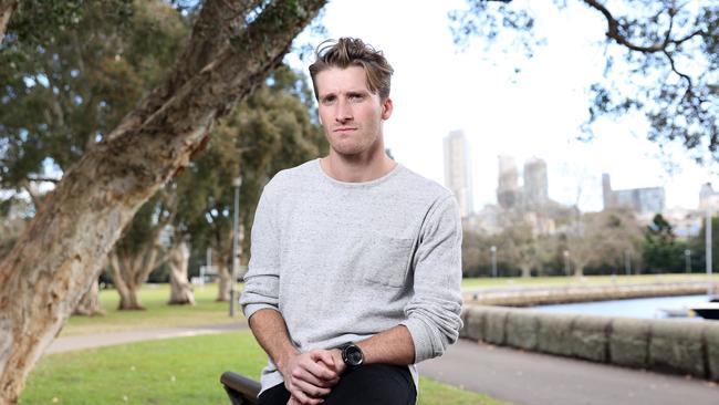 Prospective first homebuyer Andy Clark and his girlfriend have good secure jobs and savings but still finding themselves increasingly shut out of the Sydney housing market by the high prices. Picture: Richard Dobson