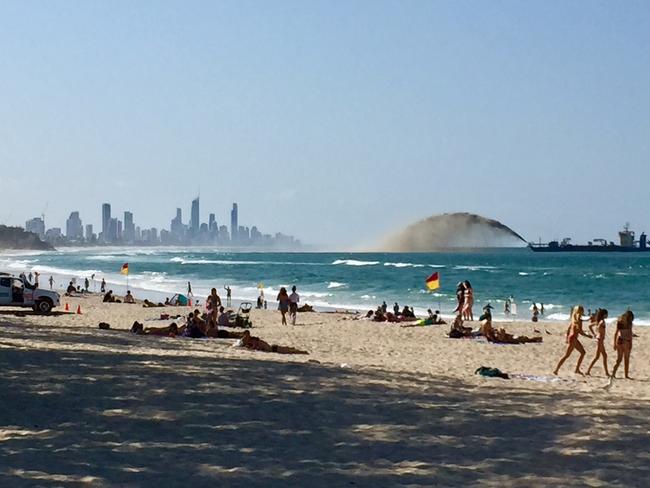 Dredge off Burleigh Heads Picture by Donna McLaurin-Smith