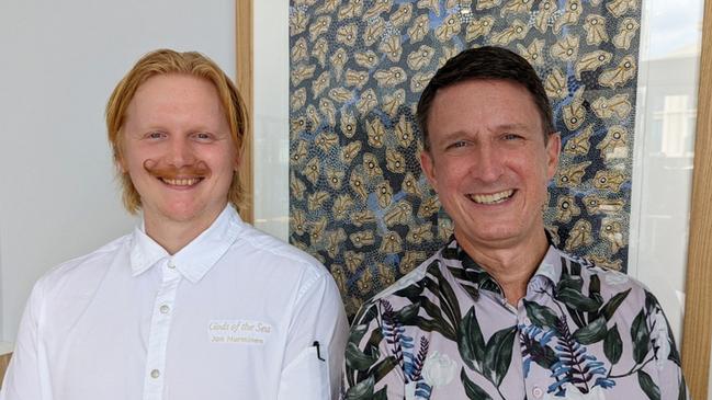 John Nurminen and Warren Lucas of Gods of the Sea. Photo: Good Food Gold Coast