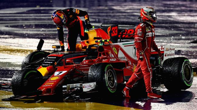 Singapore GP stewards hand down their verdict over Verstappen, Vettel, Raikkonen crash.