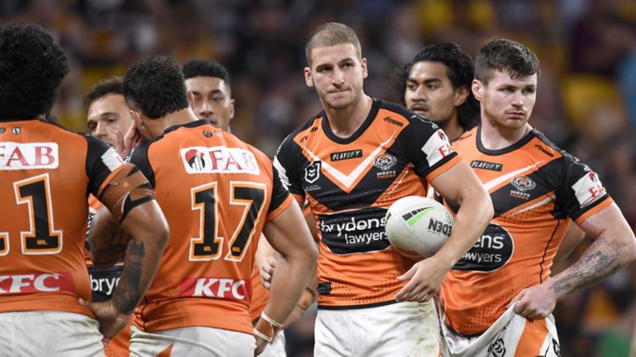 The Wests Tigers are winless at 0-5 to start the season. Picture: NRL Photos