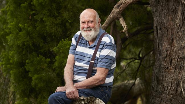 John Wamsley at home in Aldgate. Picture: Matt Loxton