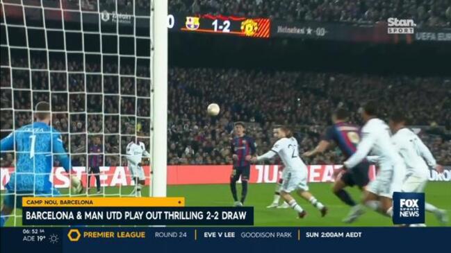 Barca, Man U play out thrilling 2-2 draw