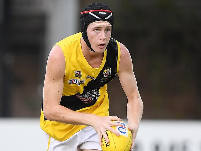 Jamie Jones of Nightcliff Tigers was selcted as the Round 7 nominee. Picture: Felicity Elliott / AFLNT Media