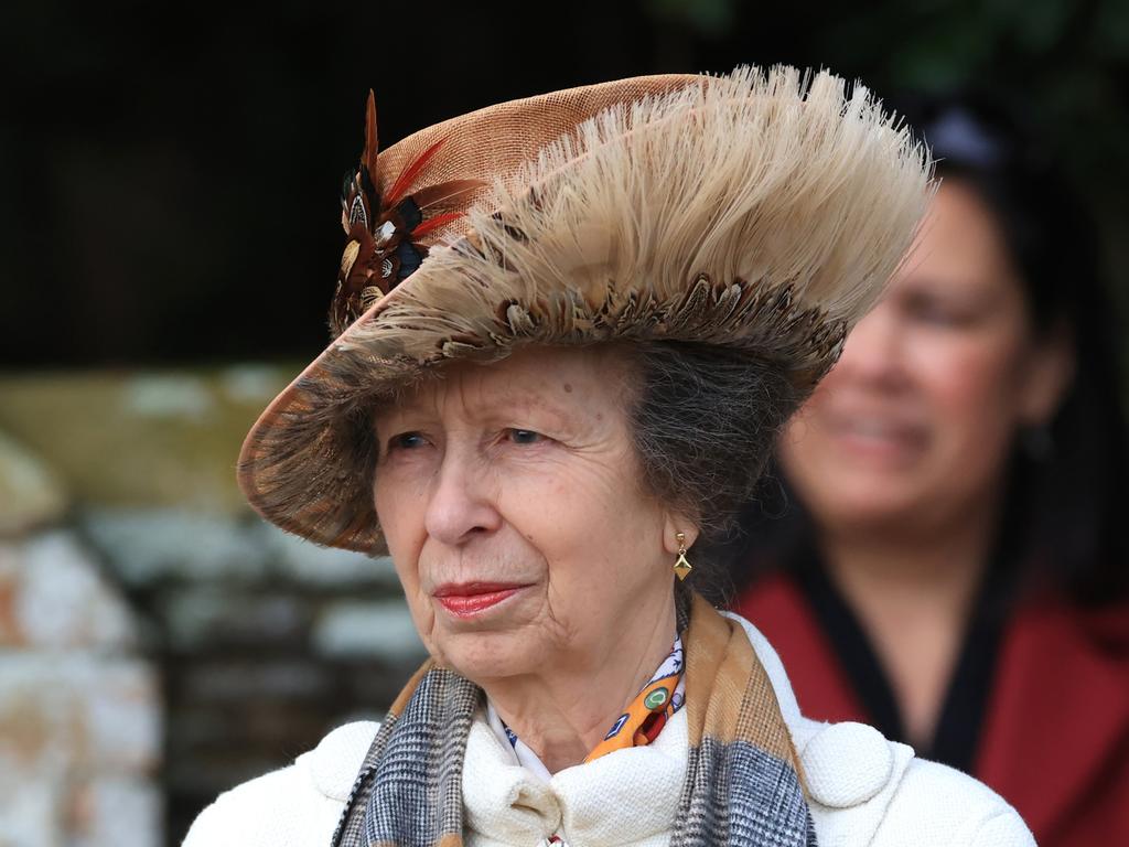 Princess Anne, Princess Royal attends the Christmas Morning Service at Sandringham Church on December 25, 2023 in Sandringham, Norfolk. Picture: Stephen Pond/Getty Images