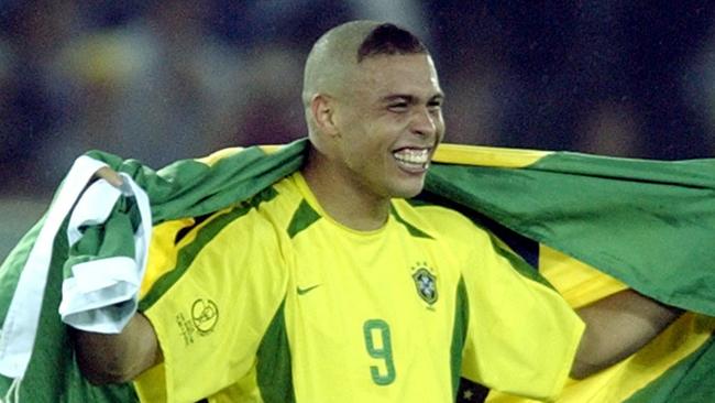Ronaldo after the 2002 World Cup final.