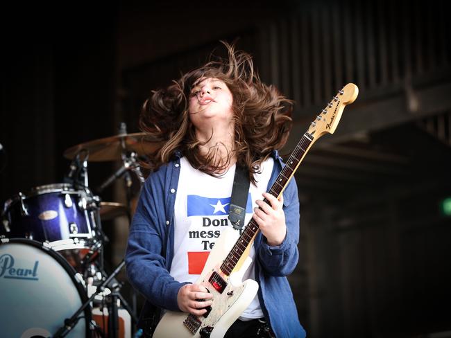 Alex Lahey made it into the bottom half of the chart with a cover of My Chemical Romance. Picture: Nicole Cleary