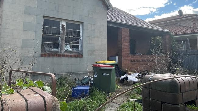 The dilapidated house at Granville has been highlighted at a council meeting.