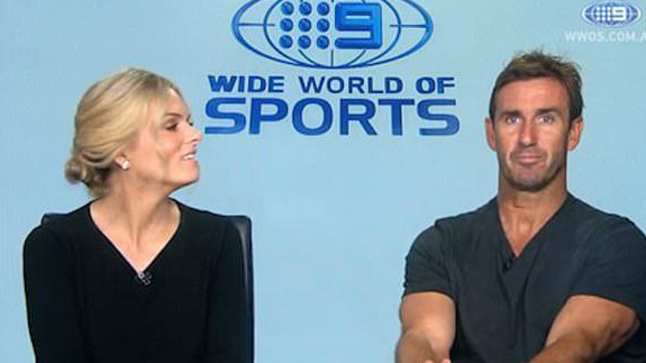 Erin Molan and Andrew Johns