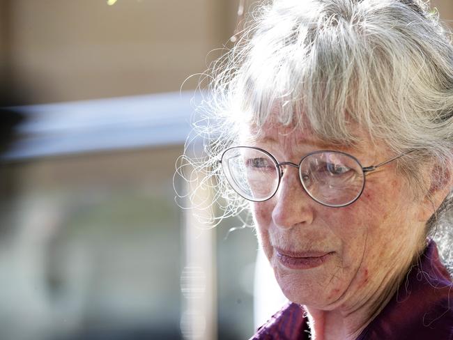 Sue Neill- Fraser supporter Jennie Herrera at the Supreme Court of Tasmania. PICTURE CHRIS KIDD