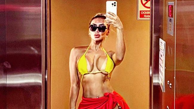 Vanesa is a fitness model and lawyer and defended her choice of outfit. Picture: CEN/Australscope