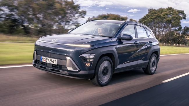 2023 News Corp Australia Car of the Year finalist, Hyundai Kona Hybrid. Picture: Thomas Wielecki.