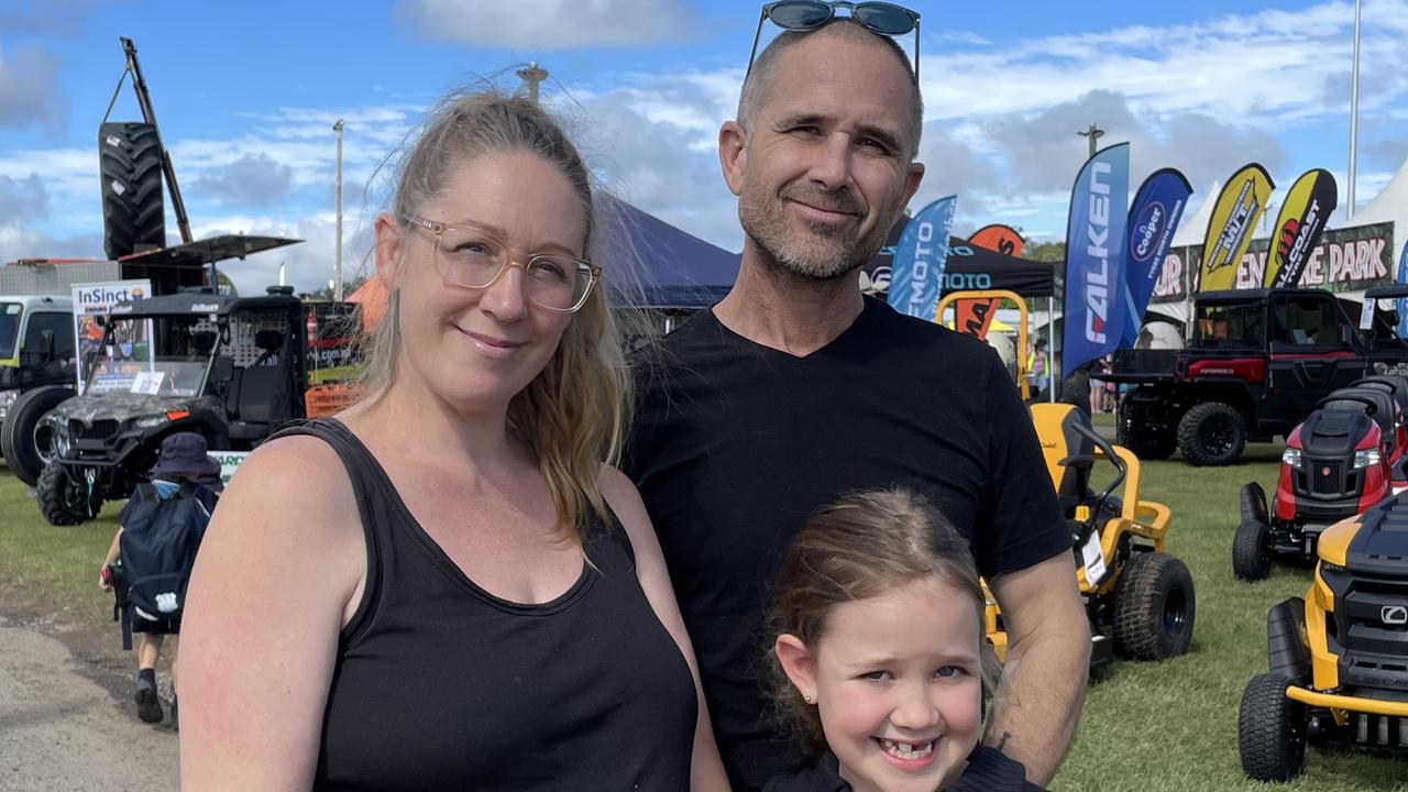 (L-R top:) Olivia, Rowan and (bottom right) Zahli at the Gympie Show 2025.