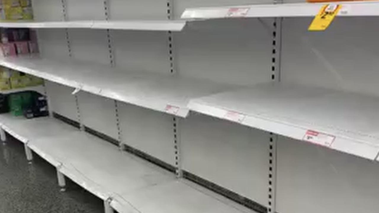 Coles at Upper Coomera was also bare.