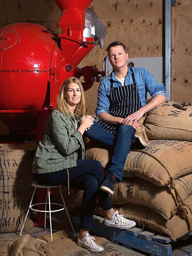 Josh and Jacqui Bahen of Bahen Chocolate. Picture: Philip Gostelow