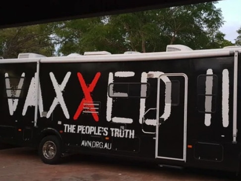 Anti-vaxxers will travel through Queensland on a promotional tour. Picture: Supplied