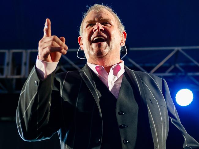 John Farnham performing at Falls Festival in Lorne. Picture Ian Laidlaw