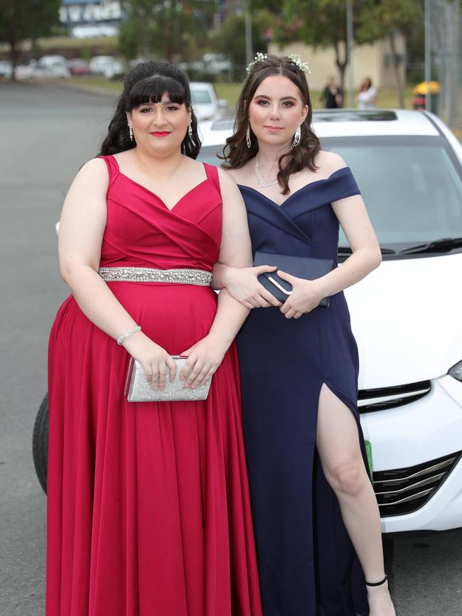 Pacific Pines High formal, at the school. Emma Kostiuk & Ashley Newman Picture Glenn Hampson