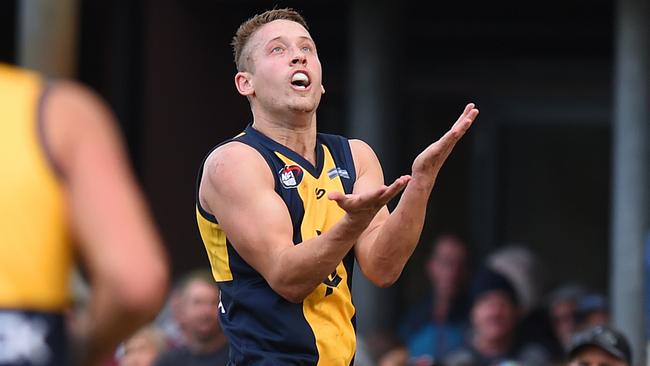 Nick Milne in action for Hurstbridge. Picture: Josie Hayden