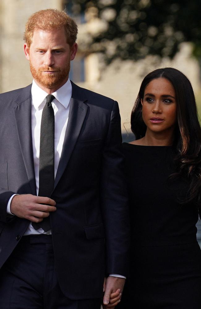 Prince Harry and Meghan Markle are also releasing a Netflix series about their life together. Picture: Kirsty O'Connor / POOL / AFP.