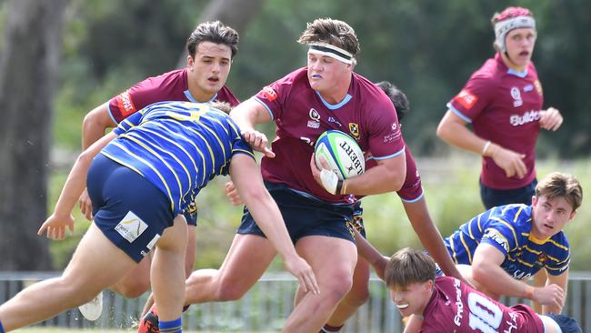 UQ player Charlie Wigan Colts 1 match between Easts and UQ Saturday April 22, 2023. Picture, John Gass