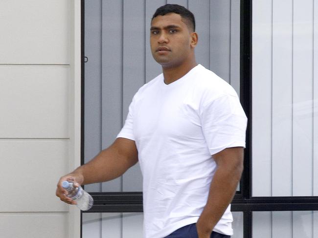 Tevita Pangai Jr at his house in Brisbane.