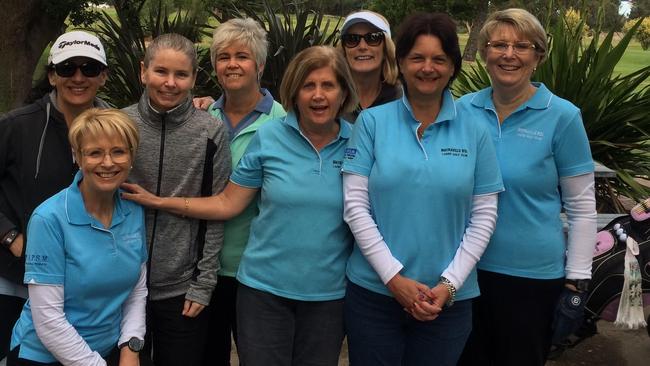 The Matraville RSL ladies' golf club. The group was the first in the local community to donate to the start-up cost of establishing a new domestic violence shelter in the south east. Picture: Supplied.