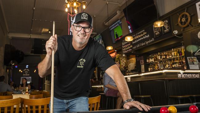 Bone Idol bar owner Alister Ferguson at the new Ruthven St bar, Friday, November 10, 2023. Picture: Kevin Farmer