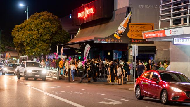 Mitchell Street could become pedestrian only during certain hours or events. Picture: Che Chorley