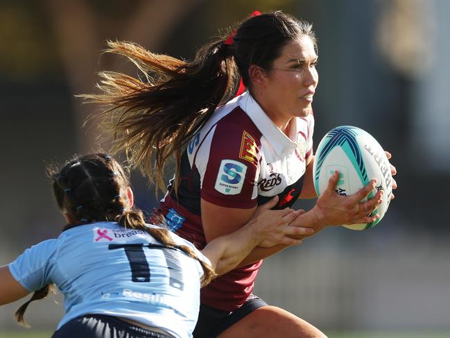 Charlotte Caslick played for the Reds in this year’s Women’s Super Rugby competition. Picture: Mark Metcalfe/Getty Images