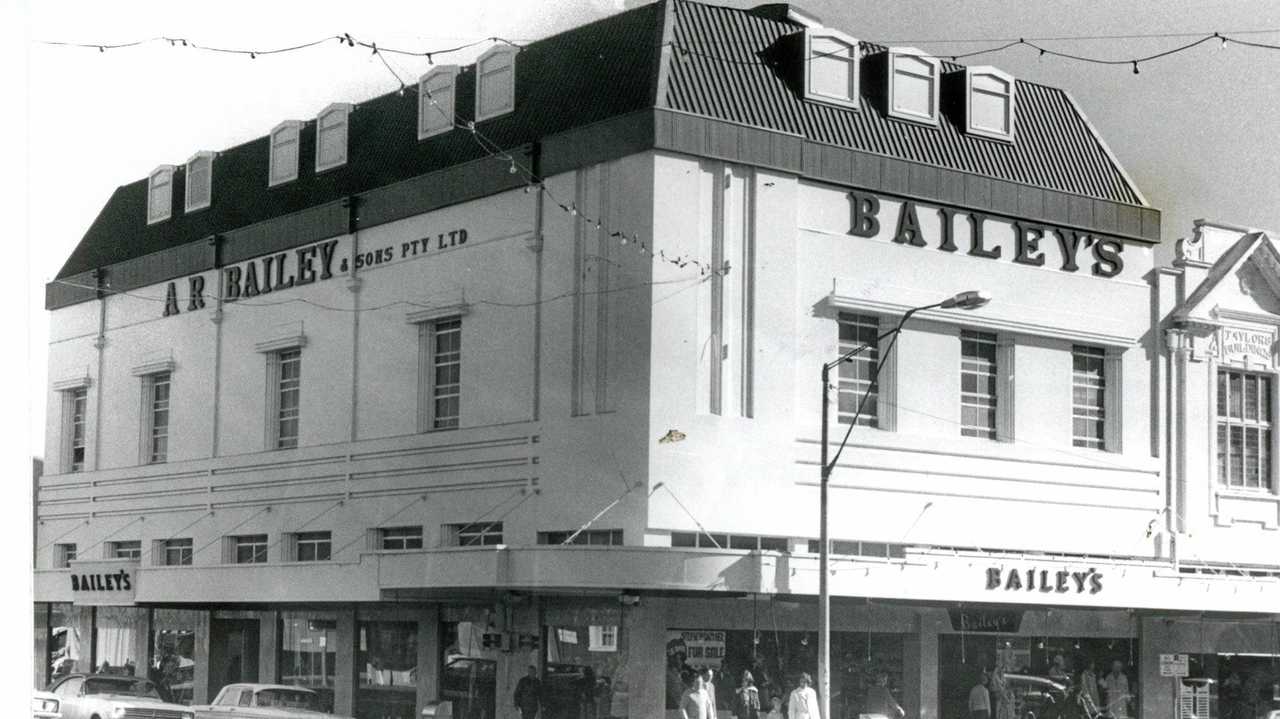 Bailey's on the corner of Margaret and Ruthven Sts is seen in this undated photograph from The Chronicle Archives. Picture: The Chronicle Archives