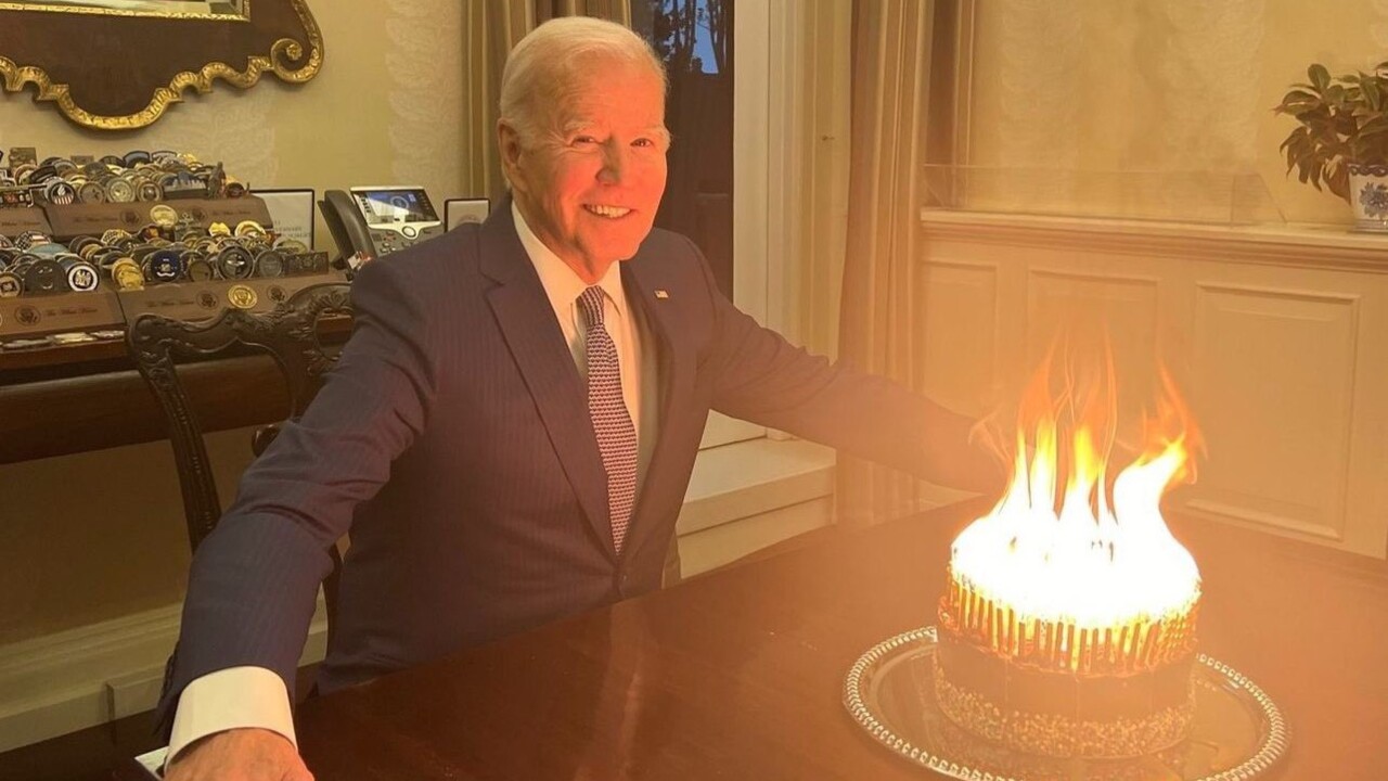 'Biden's bonfire': President roasted over 81st birthday cake