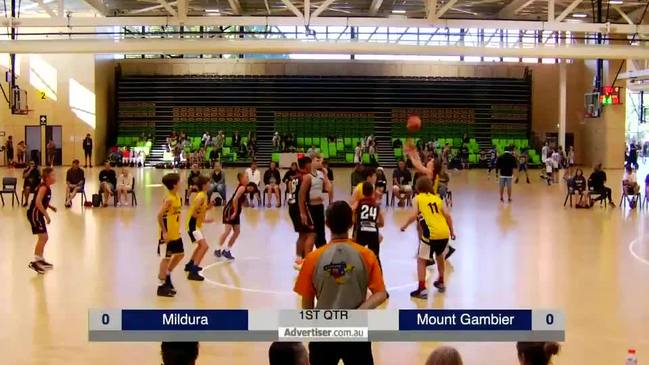 Replay: SA Country Basketball Championships (Under-14 division 1 boys Mildura v Mount Gambier)