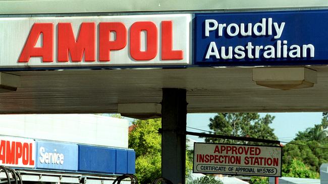 The signage on an old Ampol petrol station before Caltex ditched the brand. Now it’s reviving it.