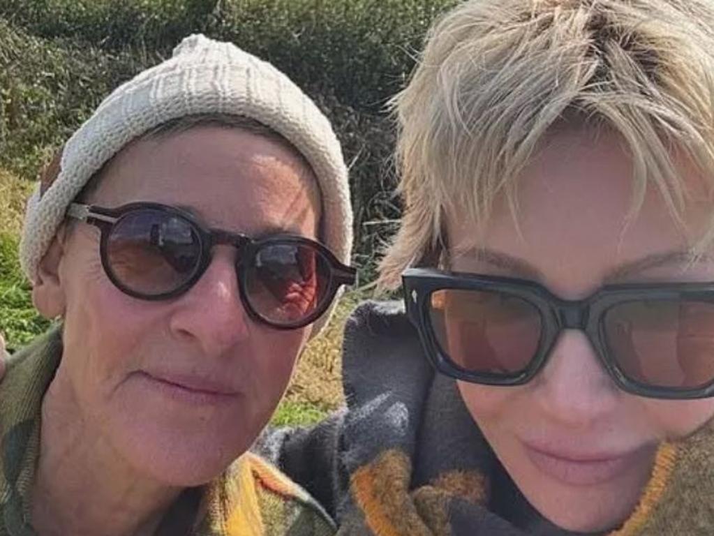 Ellen DeGeneres has cut ties with the US after selling one of her final properties following her permanent move to the UK. Picture: @ellendegeneres/Instagram