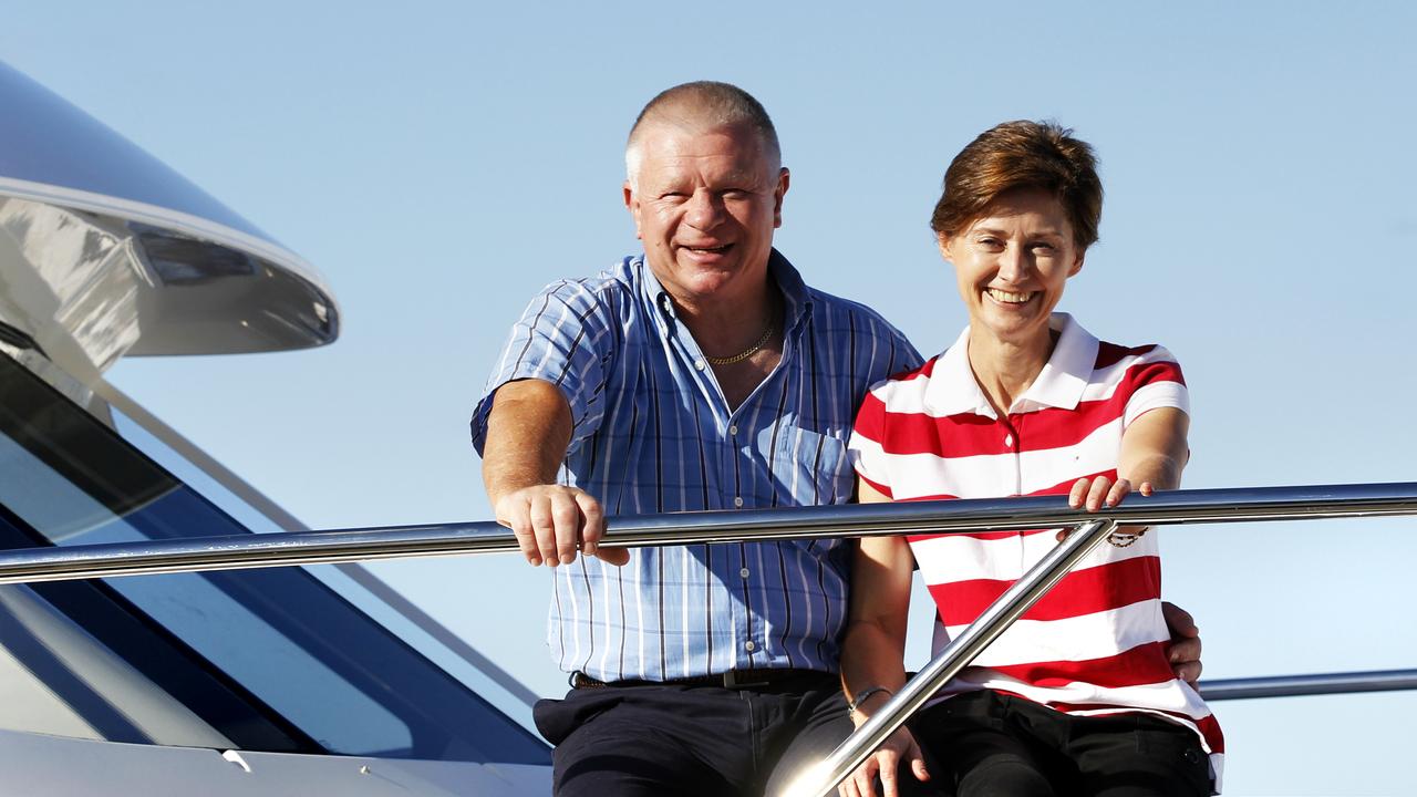 Sanctuary Cove residents Robert and Janice Buttner.