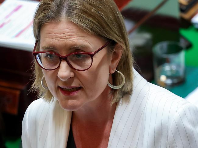 MELBOURNE, AUSTRALIA.NewsWire Photos. NOVEMBER 13, 2024. Question time in Parliament House. Premier Jacinta Allan during question time. Picture: NewsWire/Ian Currie