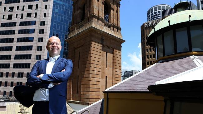 Pontiac Land Group lead architect Ian Lomas at the Lands building in Sydney. Picture: James Croucher