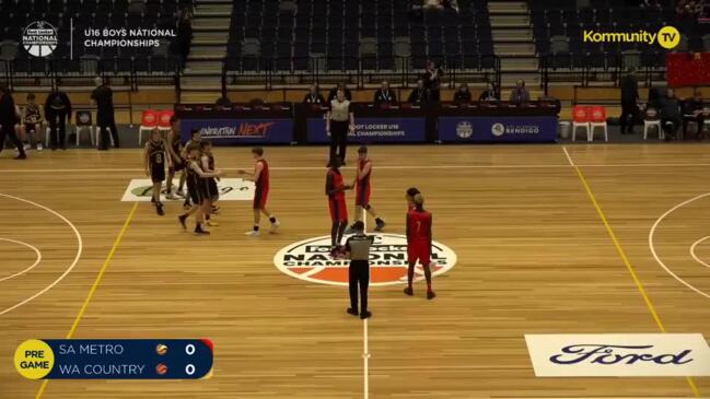 Replay: SA Metro v WA Country (Boys) - Basketball Australia Under-16 National Championships Day 3