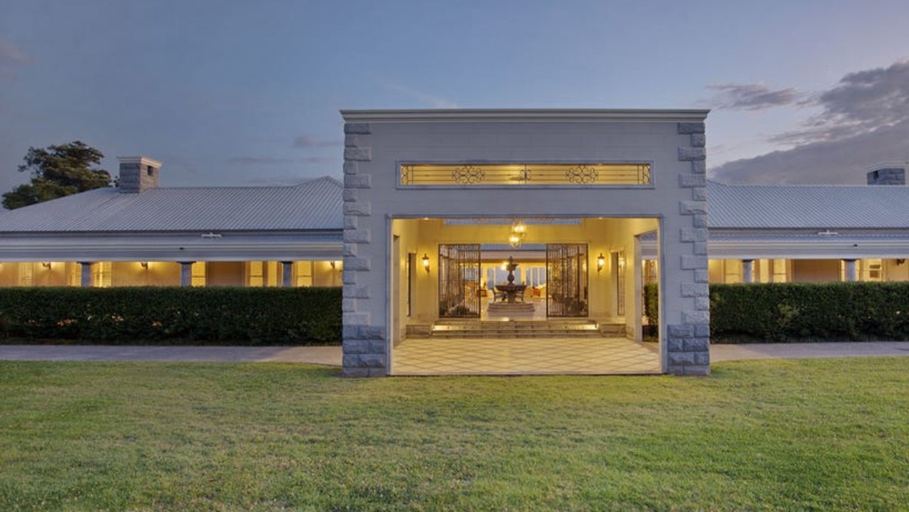 The grand porte cochere