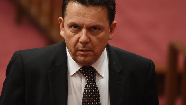 Senator Nick Xenophon is leading a push for an overhaul of the rules around federal politicians’ expense claims. Picture: AAP Image/Mick Tsikas