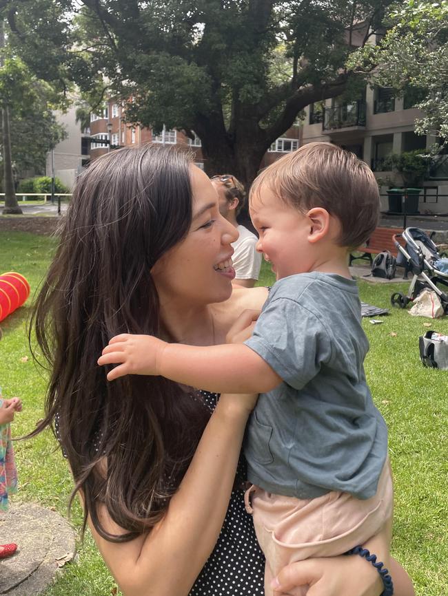 Mother Jen Vo-Phuoc, 33, had two miscarriages in 2019 and said she returned to work too early. Picture: Supplied